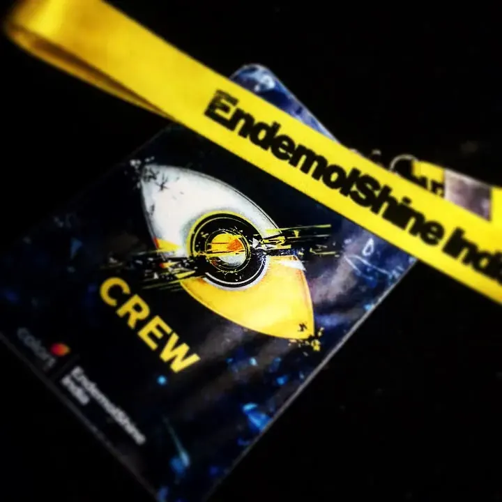 Endemol Shine India crew lanyard, Utkarsh Jayesh Suratwala